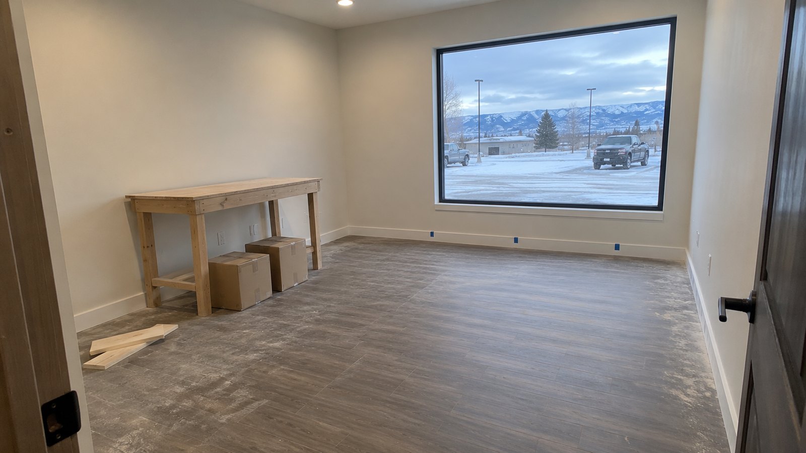 Renovation dust: before example